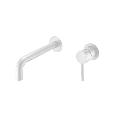 Robinet mitigeur mural encastré ETNA blanc mat - Le Monde du Bain