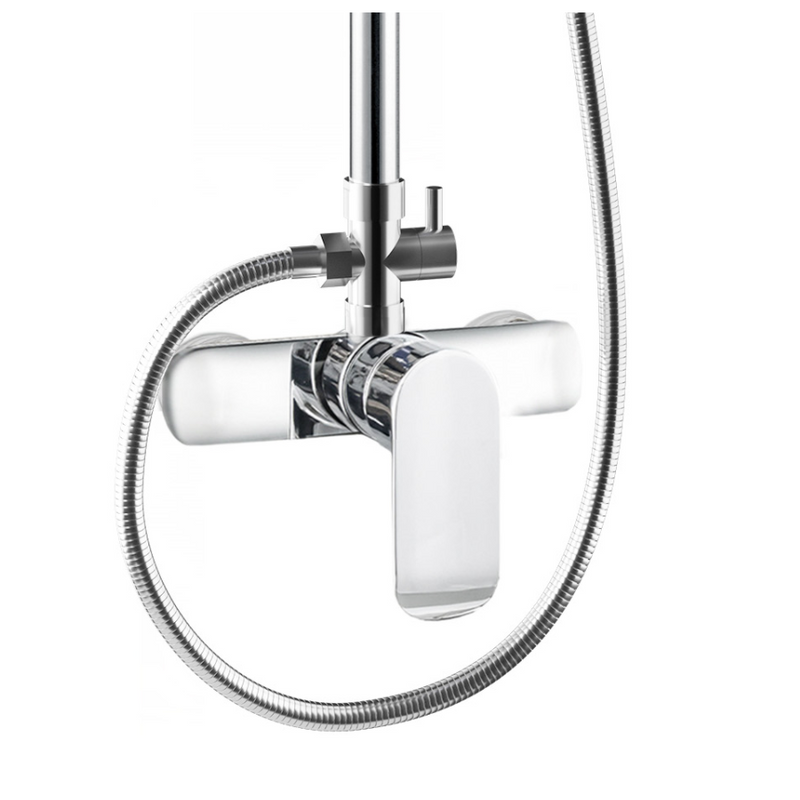 Colonne de douche mitigeur SALVIA, finition chromée