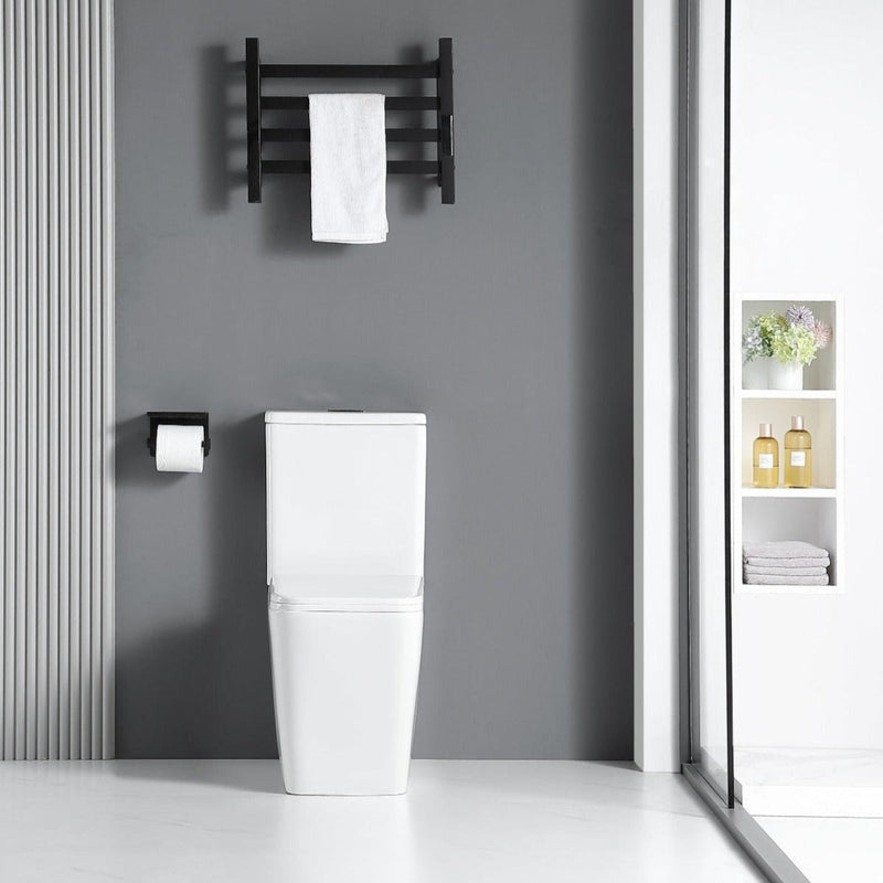 Toilette WC à poser BRAGADO blanc, en céramique - Le Monde du Bain