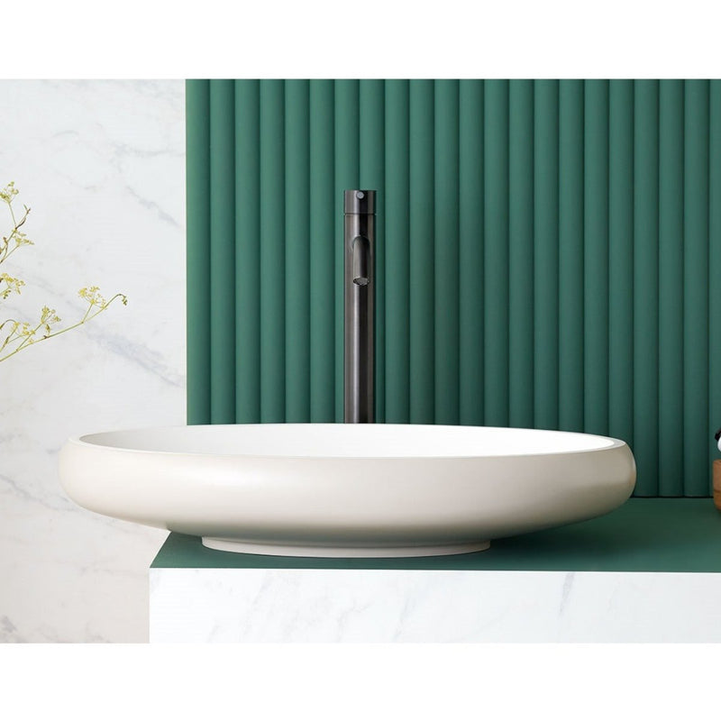 Vasque à poser ovale en sanydur  ESLIDA - Le Monde du Bain