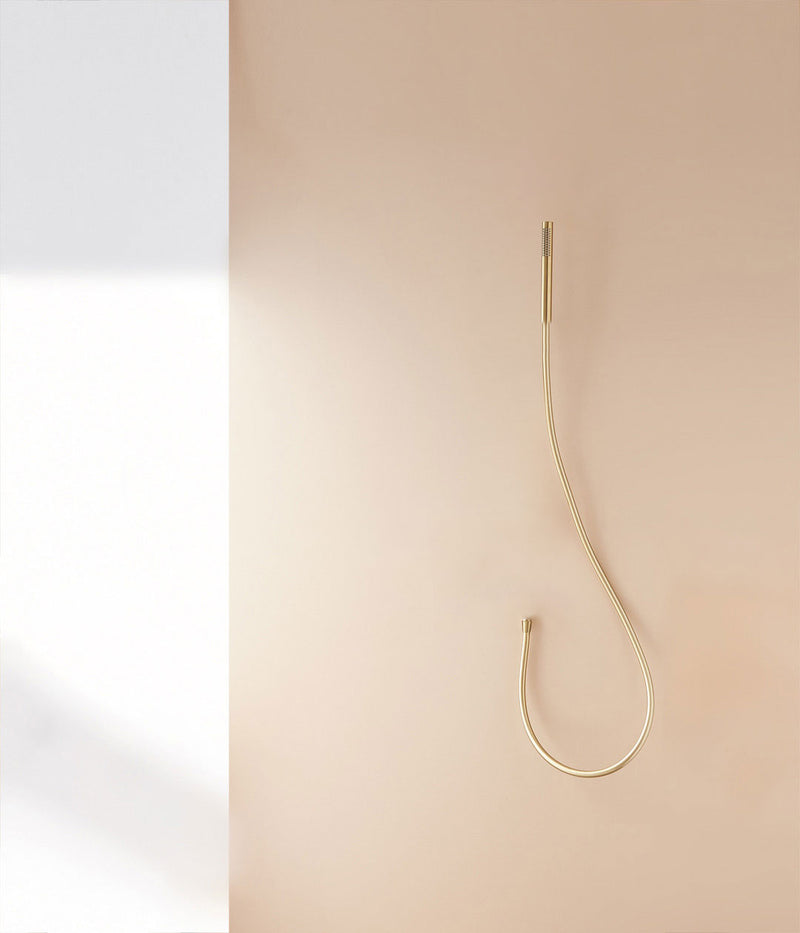 Douchette et flexible de douche LOOP Or Brossé