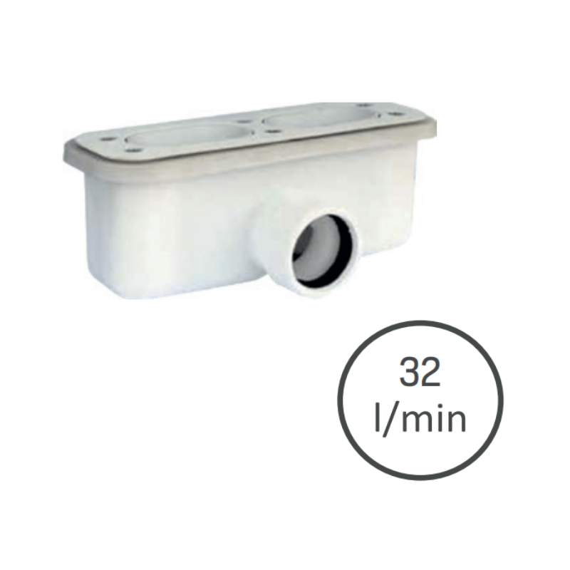 Receveur de douche extra-plat en fonte minérale LYRA - Le Monde du Bain