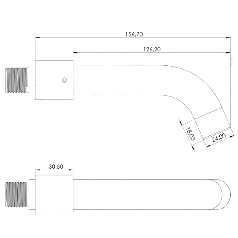 Grifo lavabo empotrado monomando BORACAY dorado envejecido - Entorno baño