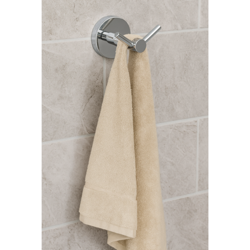 Crochet porte-serviette KLEO chromé