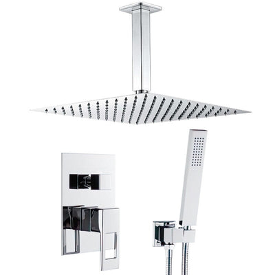 Conjunto de ducha monomando empotrada a techo TELMO cromado - Entorno baño