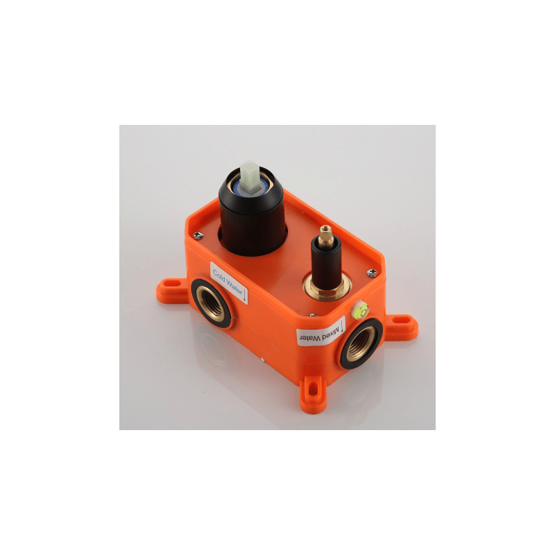 Conjunto de ducha monomando empotrada a techo MILTON negro mate - Entorno baño