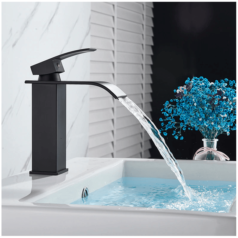 Grifo lavabo monomando ARDALI negro mate - Entorno baño