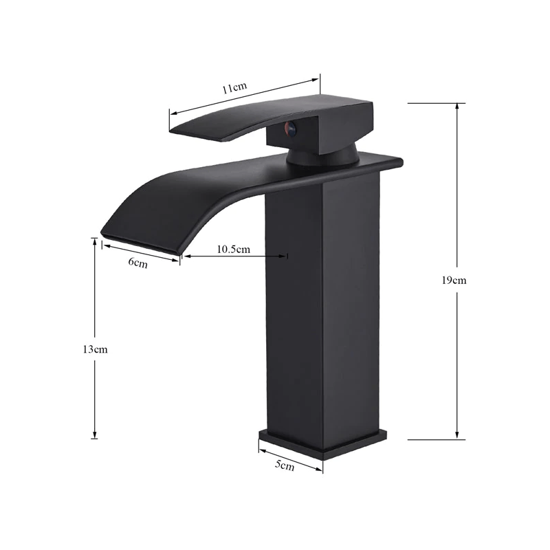 Grifo lavabo monomando ARDALI negro mate - Entorno baño