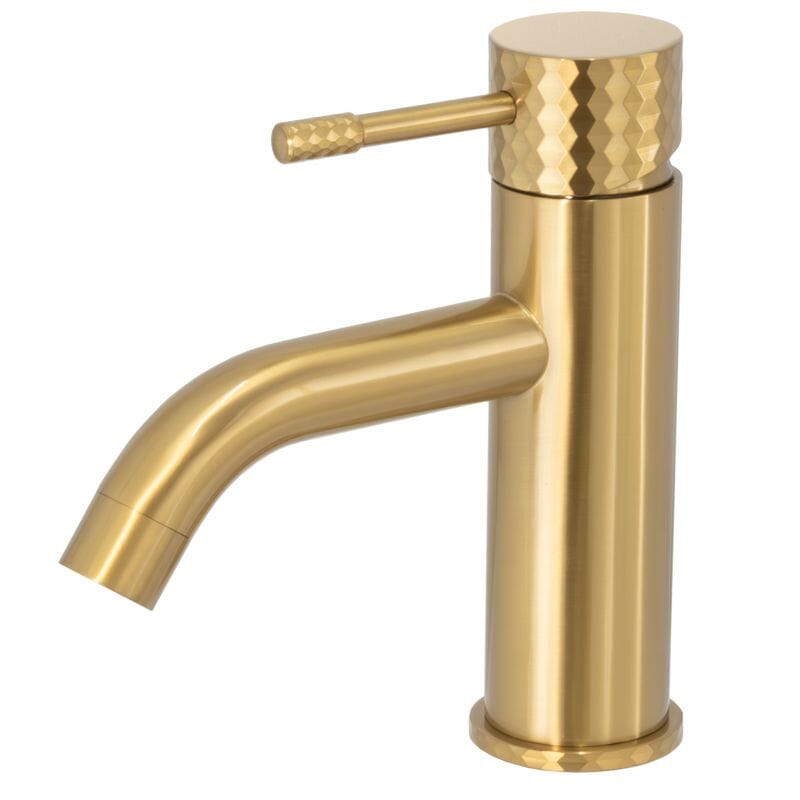 Grifo lavabo monomando PRAGA dorado cepillado - Entorno baño