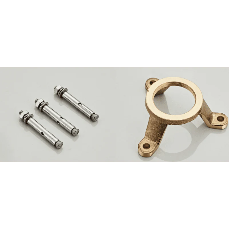 Robinet mitigeur bain/douche sur pied CALGARY or brossé