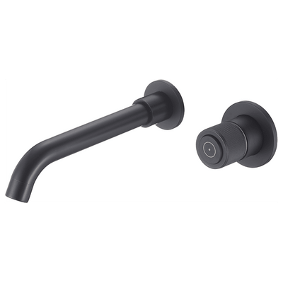 Grifo lavabo empotrado monomando INCA negro mate - Entorno baño