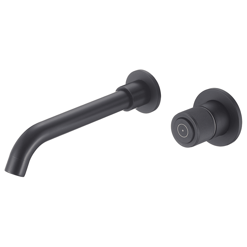 Grifo lavabo empotrado monomando INCA negro mate - Entorno baño