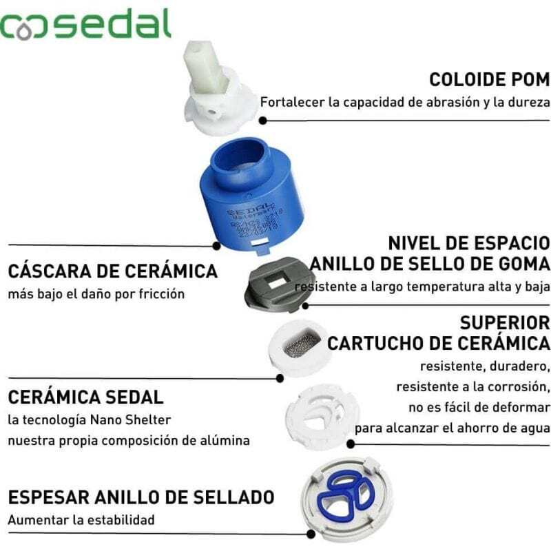 Grifo lavabo alto SLIGO dorado envejecido - Entorno baño