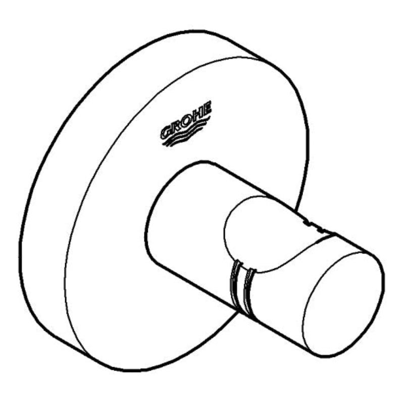 Crochet pour peignoir GROHE Start