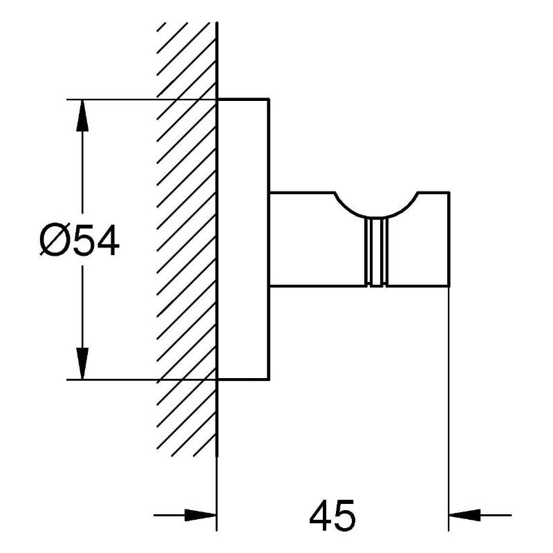 Crochet pour peignoir GROHE Start