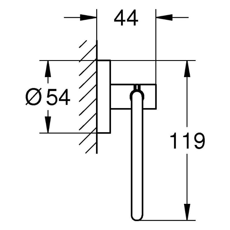 GROHE Start porte-papier toilette