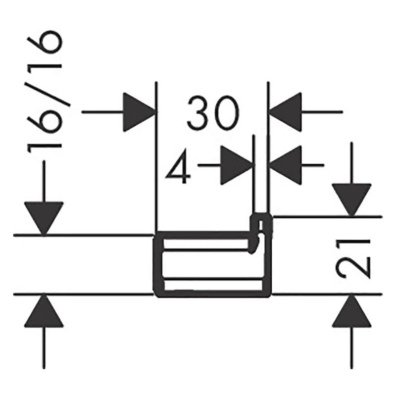 hansgrohe AddStoris crochet simple