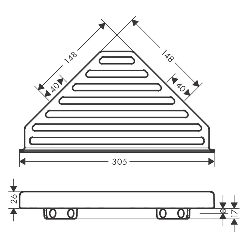 hansgrohe AddStoris panier à savon