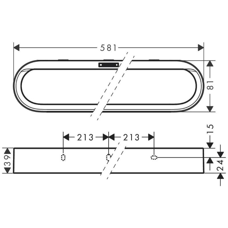 hansgrohe WallStoris porte-serviettes