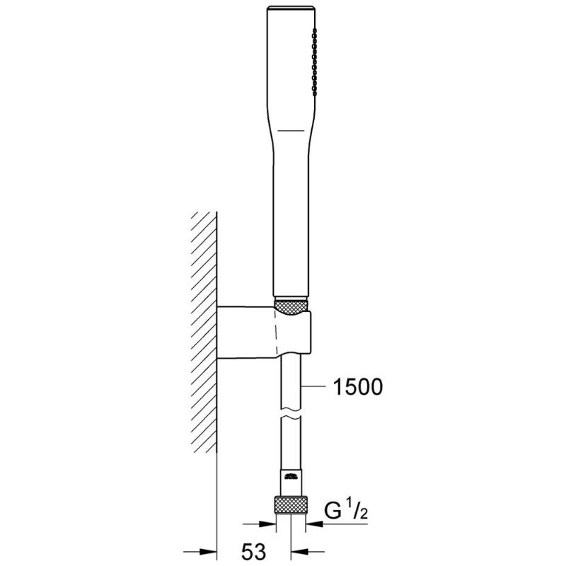 Ensemble de douchette à main GROHE Euphoria Cosmopolitan