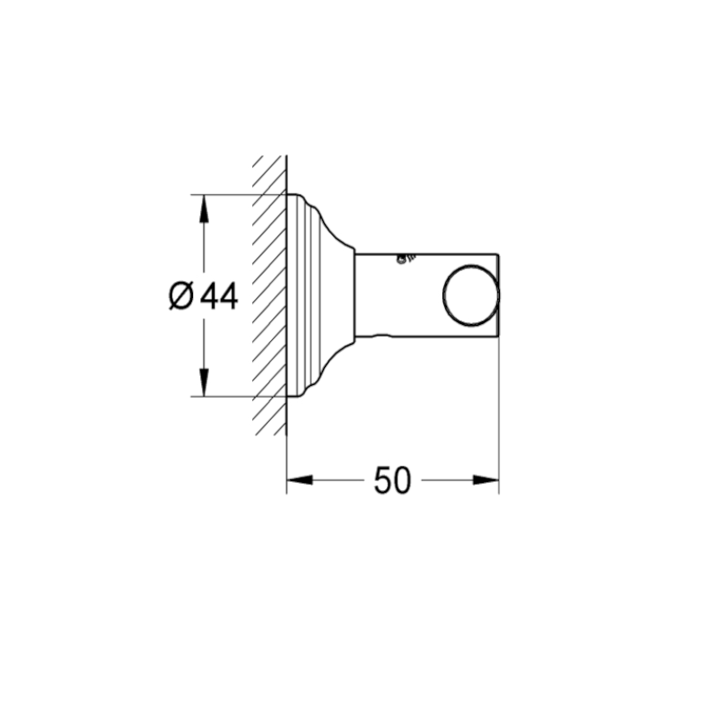 Crochet pour peignoir GROHE Essentials Authentic