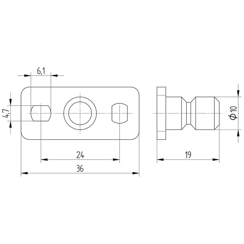 Ensemble de brosses WC KRONENBACH Plana 2.0