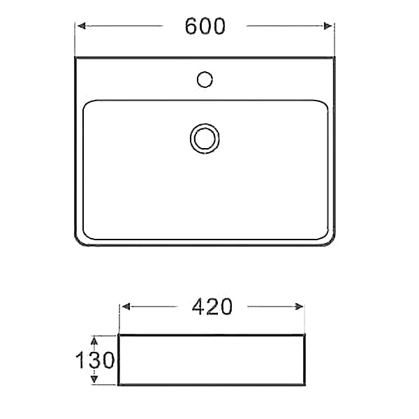 Vasque à poser Cube KRONENBACH