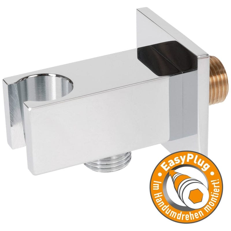 Coude de raccordement mural KRONENBACH SUPRA 2.0 avec support de douche