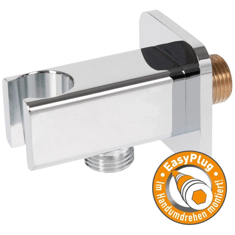 Coude de raccordement mural KRONENBACH SUPRA 2.0 avec support de douche