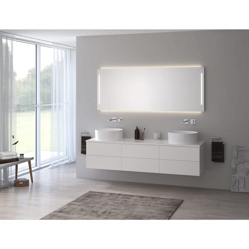 KRONENBACH Krona 2.0 mitigeur de lavabo mural saillie 20 cm corps de base inclus