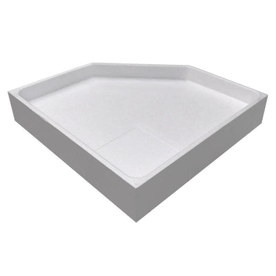 Support de baignoire STUROTEC pour receveur de douche pentagonal Steinkamp Plan 90 x 90 cm