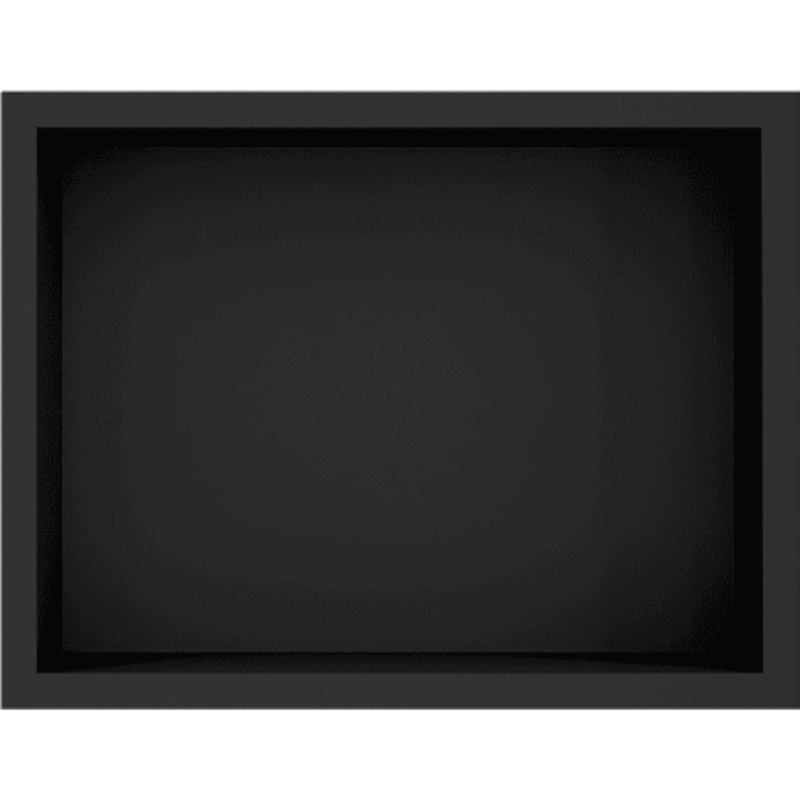 Niche de douche à encastrer CLARIS noir mat - Le Monde du Bain