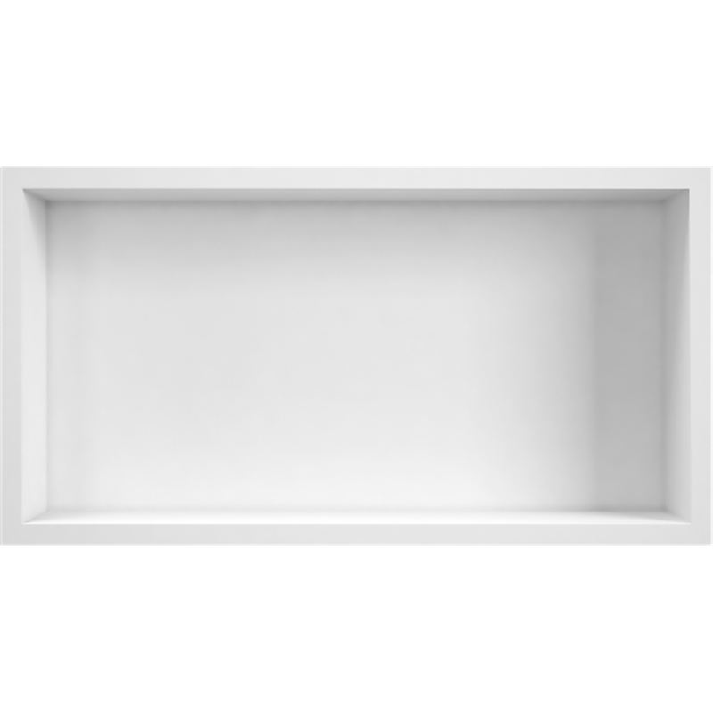 Niche de douche à encastrer CLARIS blanc mat - Le Monde du Bain