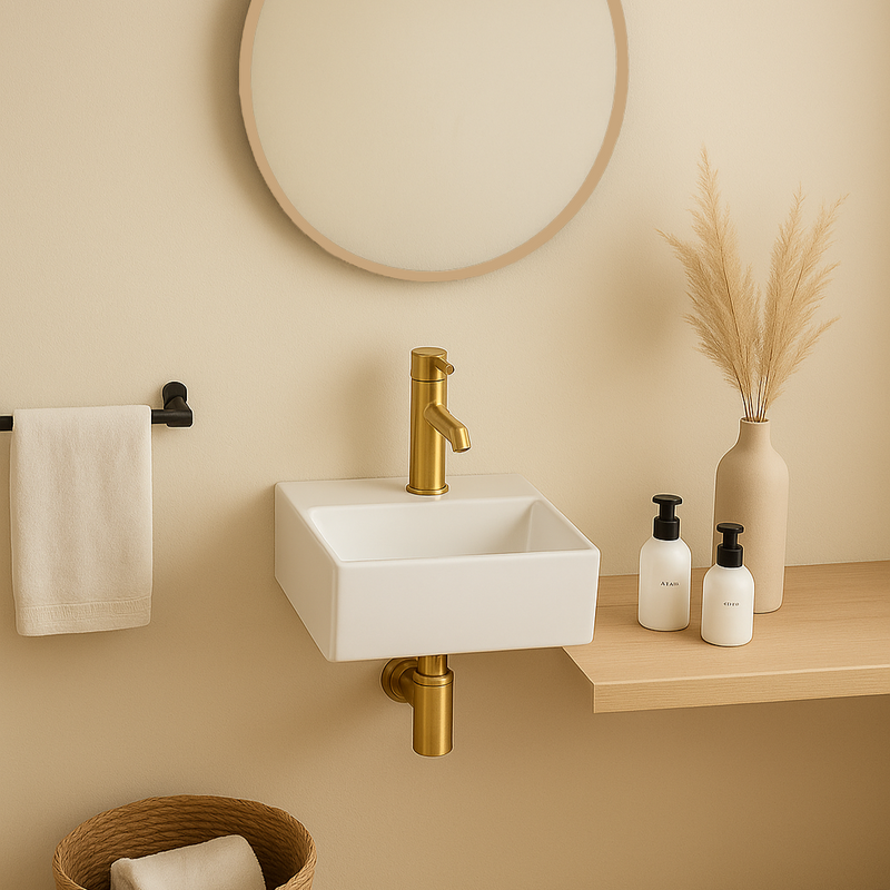 Vasque à poser rectangulaire en céramique SALTA