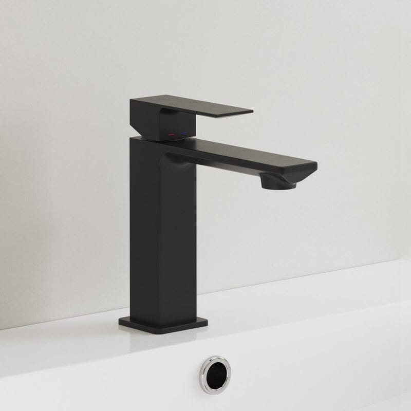 Mitigeur monocommande de lavabo KRONENBACH Quara 3.0, noir