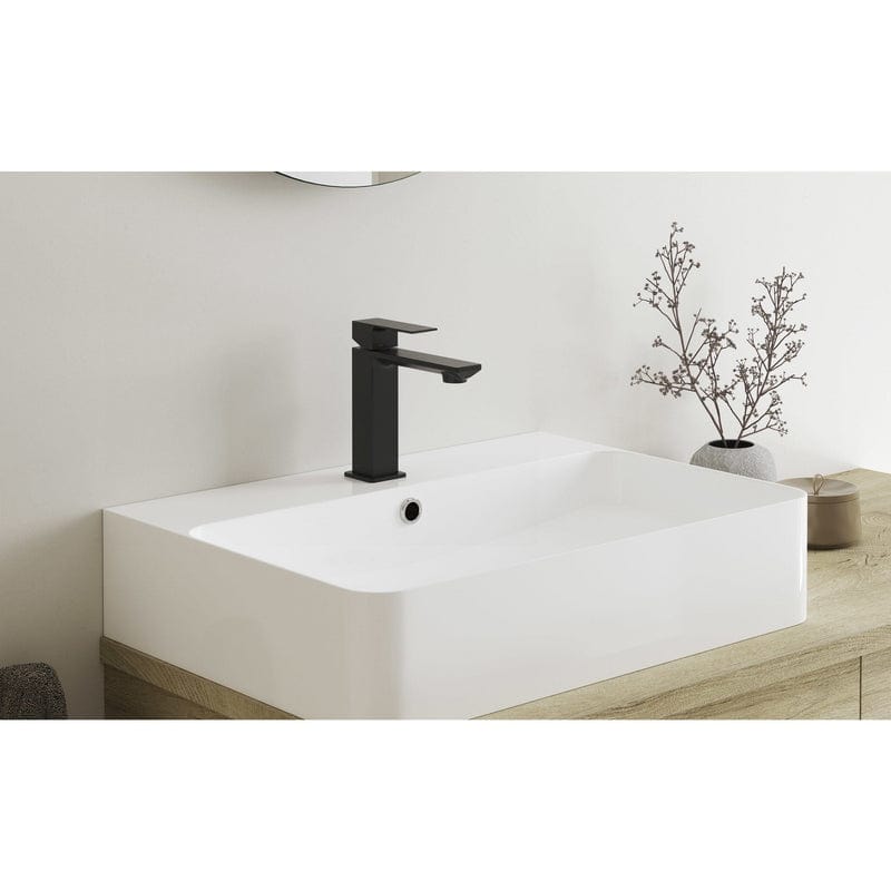 Mitigeur monocommande de lavabo KRONENBACH Quara 3.0, noir