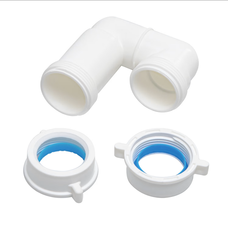 Siphon gain de place Kronenbach pour lavabo et plan-vasques