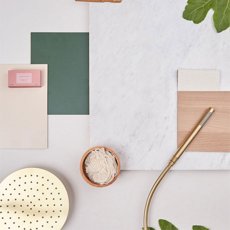 Douchette et flexible de douche LOOP Or Brossé