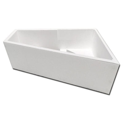 Support de baignoire STUROTEC pour baignoire d'angle Steinkamp Life 170 x 110/70 cm, asymétrique gauche