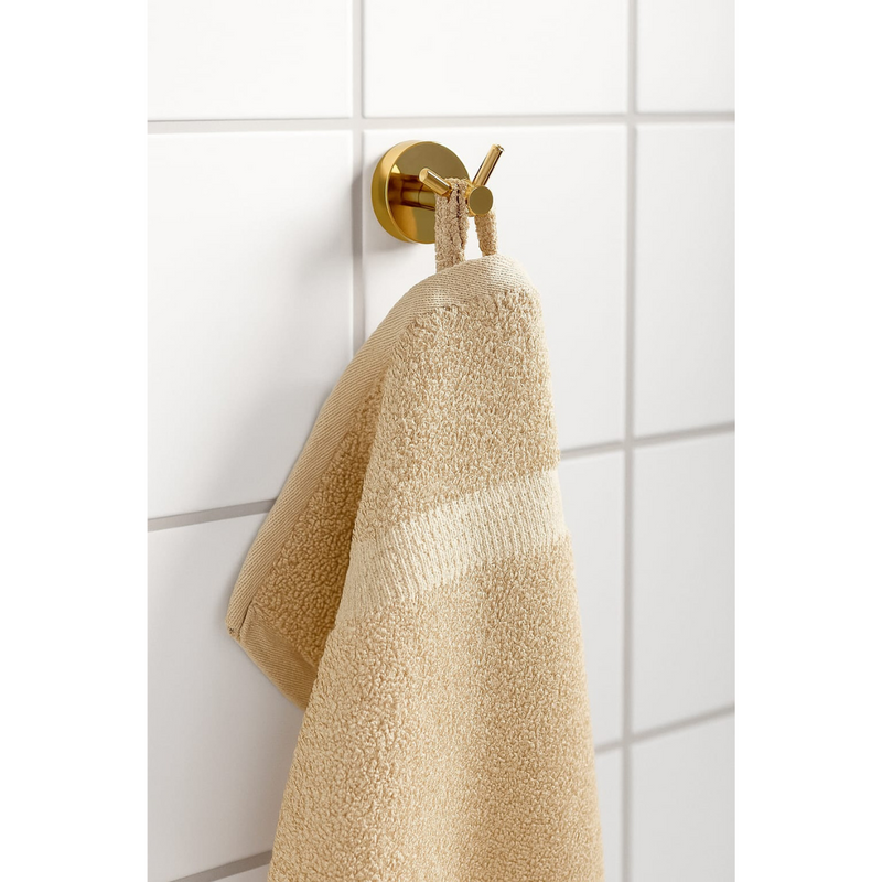 Crochet porte-serviette KLEO or brossé