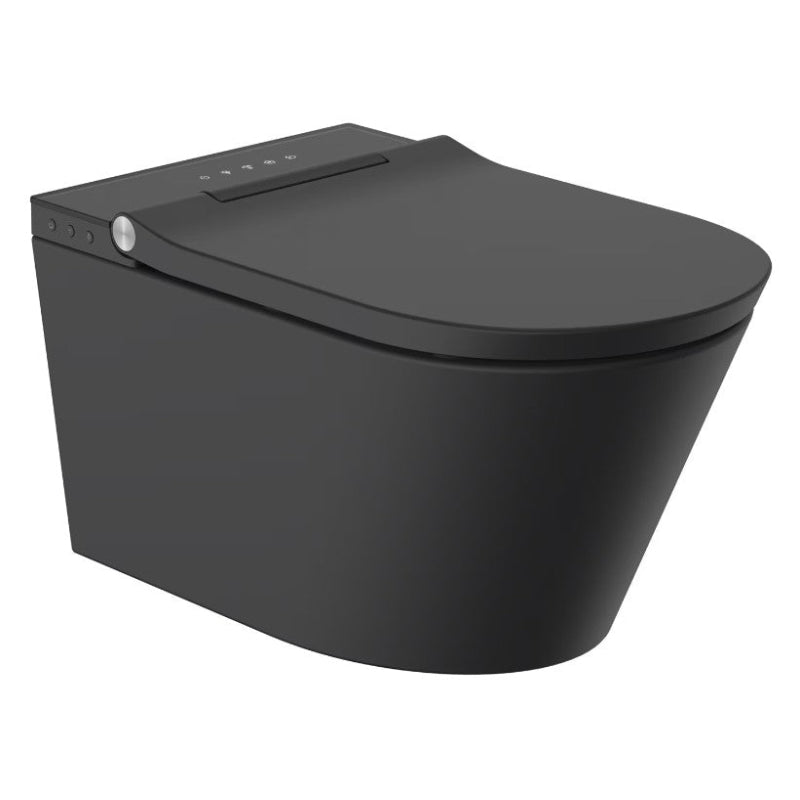 WC-douche sans rebord Kronenbach Tube avec abattant noir