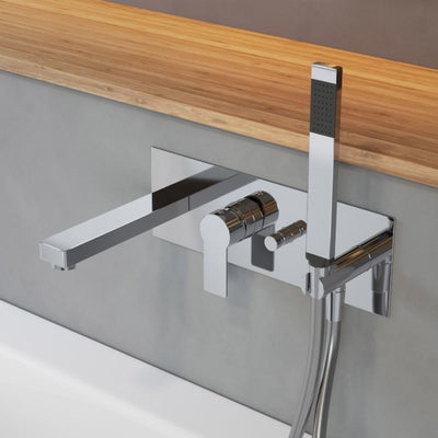 Module de baignoire à encastrer pianura Giulia comprenant corps de base et set de douche