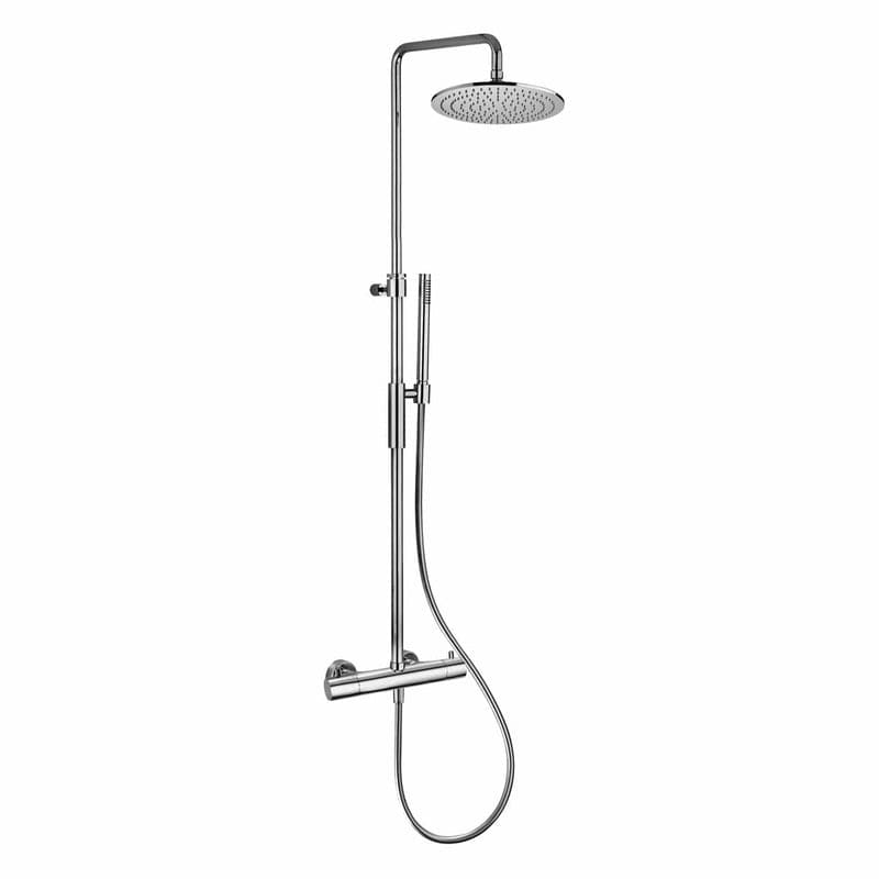 Système de douche PIANURA Stella apparent avec thermostat et douche de tête 30 cm