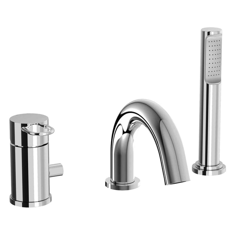 Mitigeur monocommande trois trous sur gorge PIANURA Stella à débit augmenté