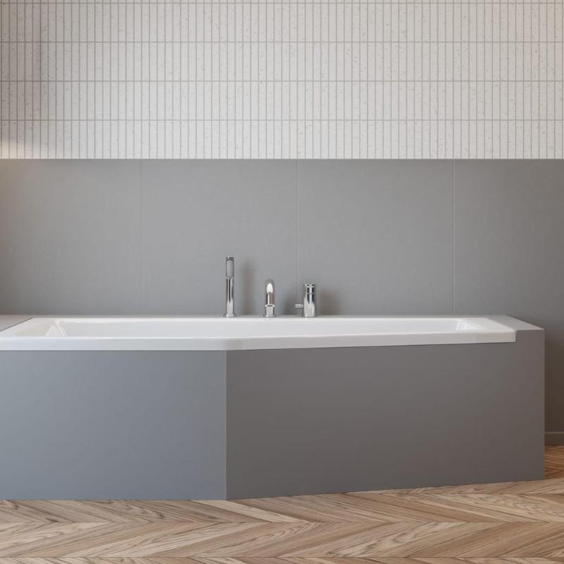 pianura Gina baignoire gain de place 170 x 75 cm coin gauche