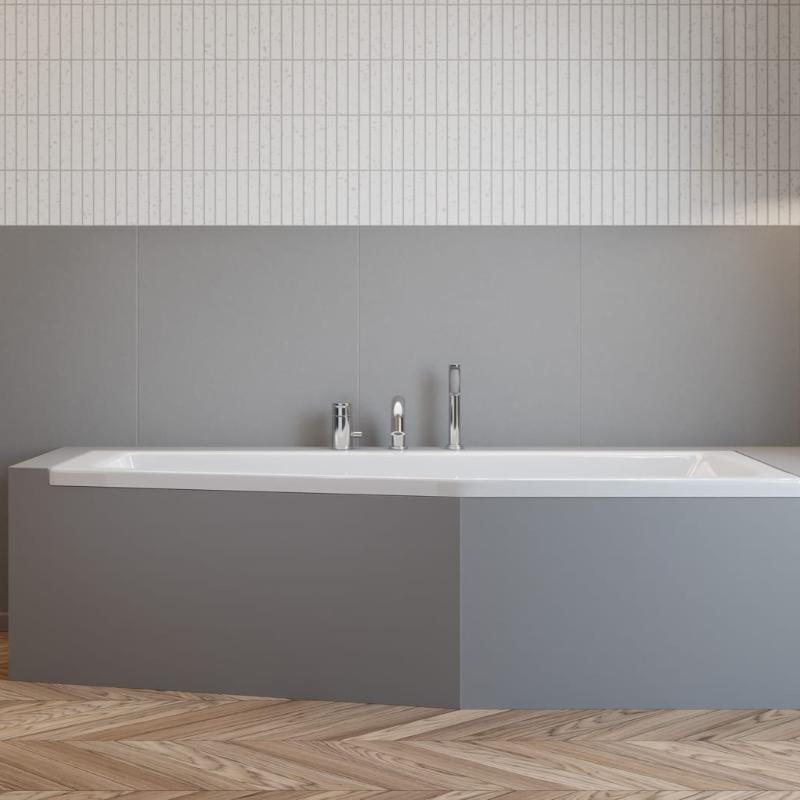 pianura Gina baignoire gain de place 170 x 75 cm coin droit