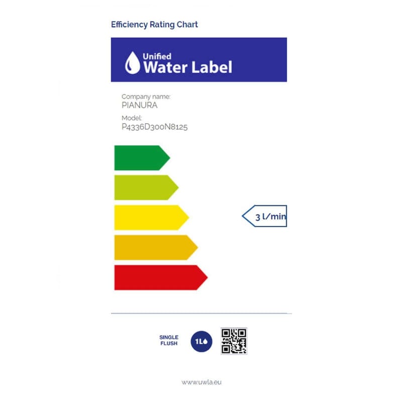 Urinoir PIANURA Andrea avec couvercle à fermeture amortie