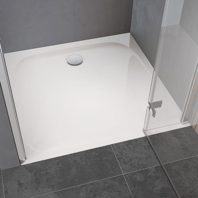 Receveur de douche minéral PIANURA Emilia 90 x 90 x 3 cm