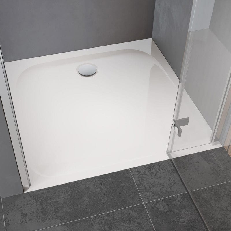 Receveur de douche minéral PIANURA Emilia 90 x 90 x 3 cm