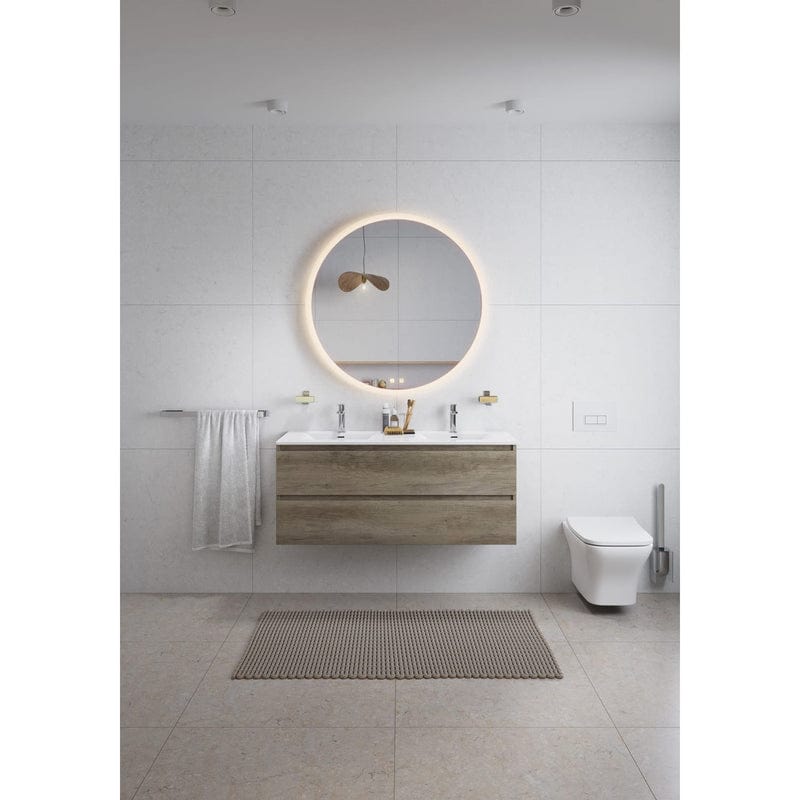 PIANURA Stella double vasque avec meuble bas 122 cm